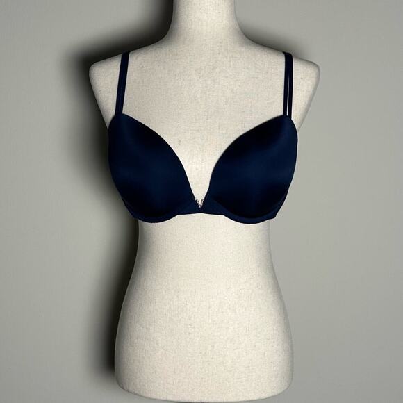 EUC | Victoria’s Secret | Push Up Bra | Blue | Size 32 DDD - Picture 16 of 16